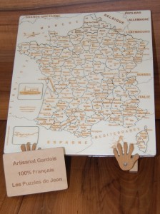 Puzzle France JS chevalet panneau Art