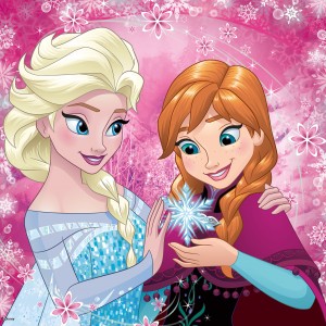 Puzzle Anna & Elsa 36p
