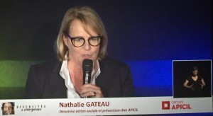 Nathalie Gateau sur scène