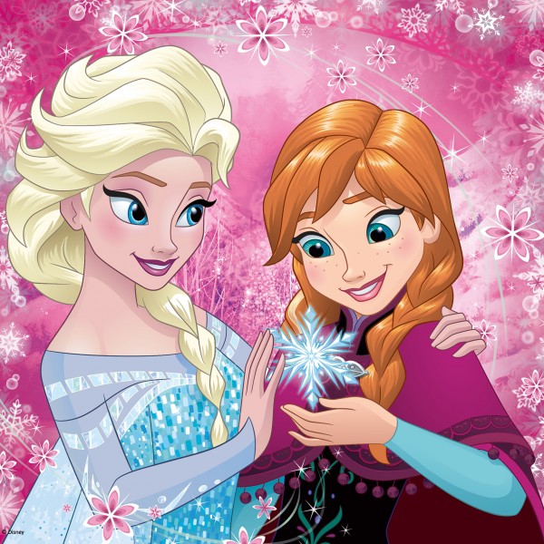 Puzzle Anna & Elsa 36p